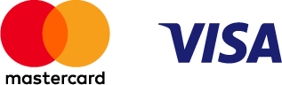 Mastercard und Visa Logos